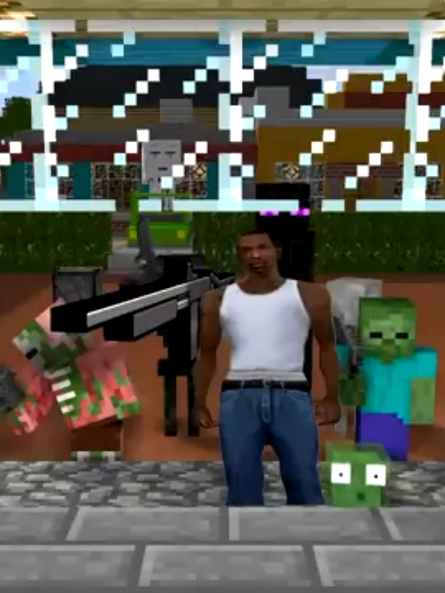 សង្ខែបរឿងMonster school។រឿងផ្លនធនាគារ#ConSantanderConecto #gtasanandreas #monsterschool #Minecraft 