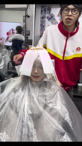 Tóc nhuộm xong: Sang chảnh.   Tóc sau 2 tuần: Cỏ khô tự nhiên 🌾 🤣 #tiemtocvuinhon #tocdep #viral 