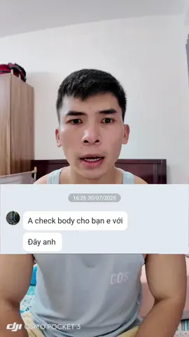 Check body #TikTokgiaitri #binufitness #binufitnessreview #hoangkimcot #thosanhoangkimcot #tapluyen #dinhduong #gym #gymmotivation #GymTok #gymhome #strongliftplus #gymhacks #gymtips #Fitness #binucheckbody #checkbody🔥 #comnhabenu 