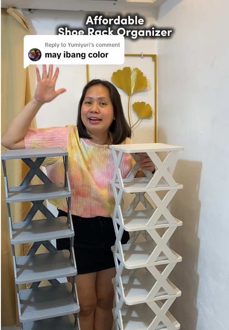 Replying to @Yumiyuri Gray at white available color po ng SHOE rack storage organizer #shoerack #shoerackorganizer #shoeorganizer #shoestorage 