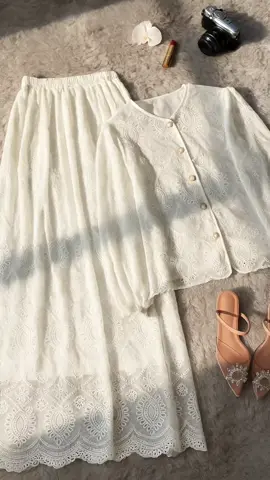 DALILA ONE SET - Atasan Daily Lace Brukat Set Rok By Jasminescraft #fyp #viral #fashion #fashion #oneset #setelan 