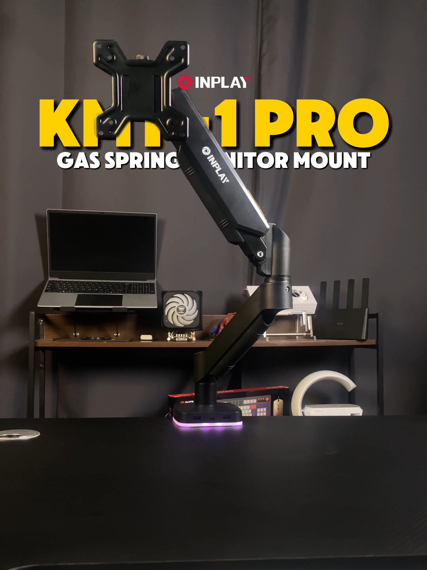 INPLAY KMT 1 PRO – Gas Spring Monitor Mount 🖥️💪 Clean setup? ✅ Flexible viewing angles? ✅ Solid support? ✅ This is not your ordinary monitor mount. With gas spring tech, adjust your screen smooth like butter—tilt, swivel, rotate, ikaw ang bahala! 🙌 Perfect for gamers, creators, and productivity beasts. Level up your desk, level up your grind! #GamingOnTikTok #GamingPCPH #UltimateRig #TikTokShopPH #GamingSetup #tiktokshopPh #Jesus #ToGodBeTheGlory