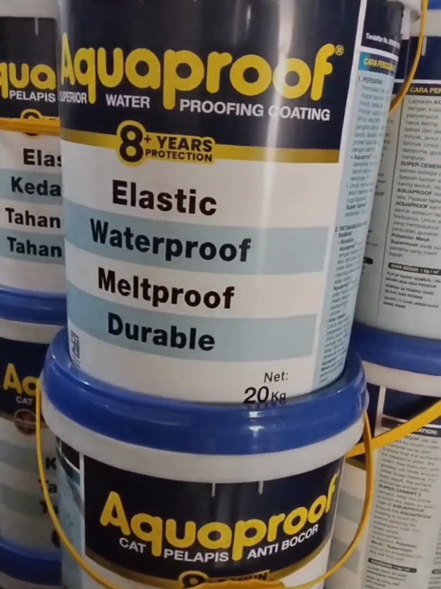 Ready guys Aquaproof waterproofing yang lagi cari pelapis anti bocor dari aquaproof nya nih ☺#waterproofing #aquaproof #pelapisantibocor 