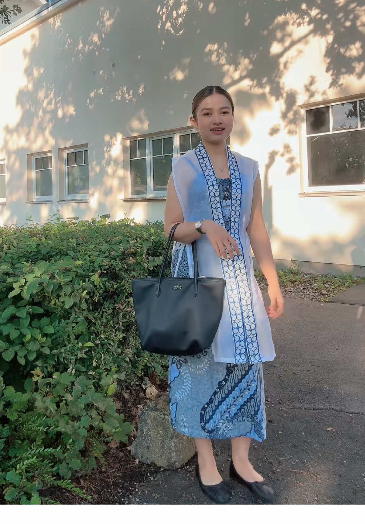 ootd ambil rapot😋 #OOTD #batik #batikmodern 