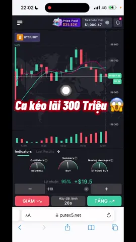 Lãi 300 triệu trong 1 ca kéo #crypto #dautucrypto #xuhuong 