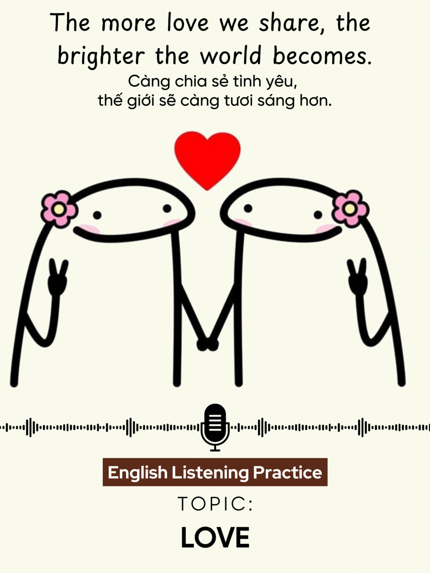 Tiếng Anh Giao tiếp hàng ngày - Chủ đề LOVE💕 #shorts #Brainkey #brainkey_vn #everydaypractice #dailypractice #englishforeverydayactivities #tienganh #tienganhgiaotiep #tienganhmoingay #english #learnenglish #englishlessons #englishforbeginners #Improveyourenglish #englishlisteningskill #englishlisteningpractice