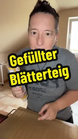 Anzeige/Gefüllter Blätterteig #essen #selberkochen #foryou #rezepte #schinken #viral #kochen #käse #blätterteig #snak 