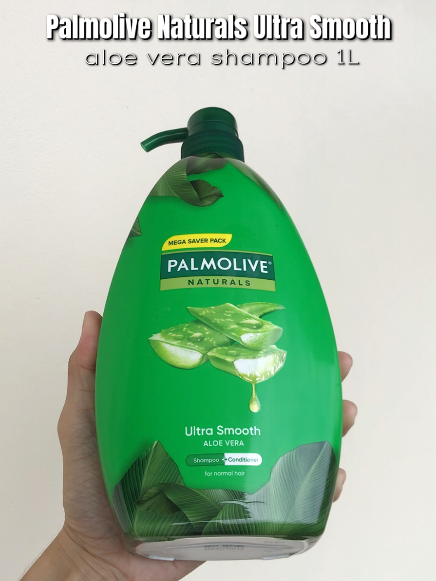 Palmolive Naturals Ultra Smooth Aloe Vera Shampoo 1L #palmolive #palmolivenaturals #palmoliveshampoo #shampoo #palmoliveultrasmooth #haircare #PalmoliveAromaGanda 
