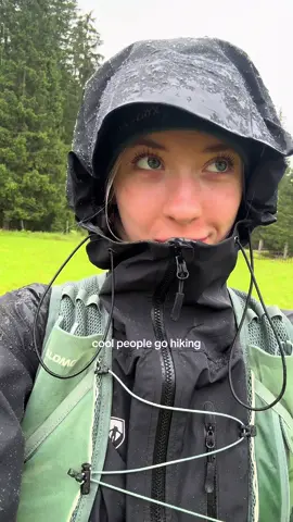 especially in the rain  #Hiking #gorpcore #hikingoutfit #outdoorsy 