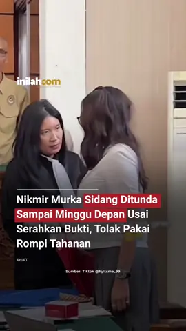 Sidang lanjutan kasus dugaan Tindak Pidana Pencucian Uang (TPPU) dengan terdakwa Nikita Mirzani kembali mengalami penundaan.  Setelah menyerahkan sejumlah bukti kepada majelis hakim, sidang yang dijadwalkan hari ini di Pengadilan Negeri Jakarta Selatan resmi ditunda hingga minggu depan. Sebelumnya, Nikita Mirzani sudah menyerahkanbukti rekaman yang berisi dugaan Reza Gladys dan suaminya Attaubah Mufid telah mengatur aparat penegak hukum, dalam hal ini JPU dan Majelis Hakim. Nikita terlihat murka saat JPU menghampirinya untuk kembali memakaikan baju tahanan, namun Nikita menolaknya. - Selengkapnya kunjungi website dengan klik link di bio atau download aplikasi di AppStore dan Google Play Store. #inilahNews #NikitaMirzani #RezaGladys #BPOM #Inilahcom #titiktengah #titikcerah 