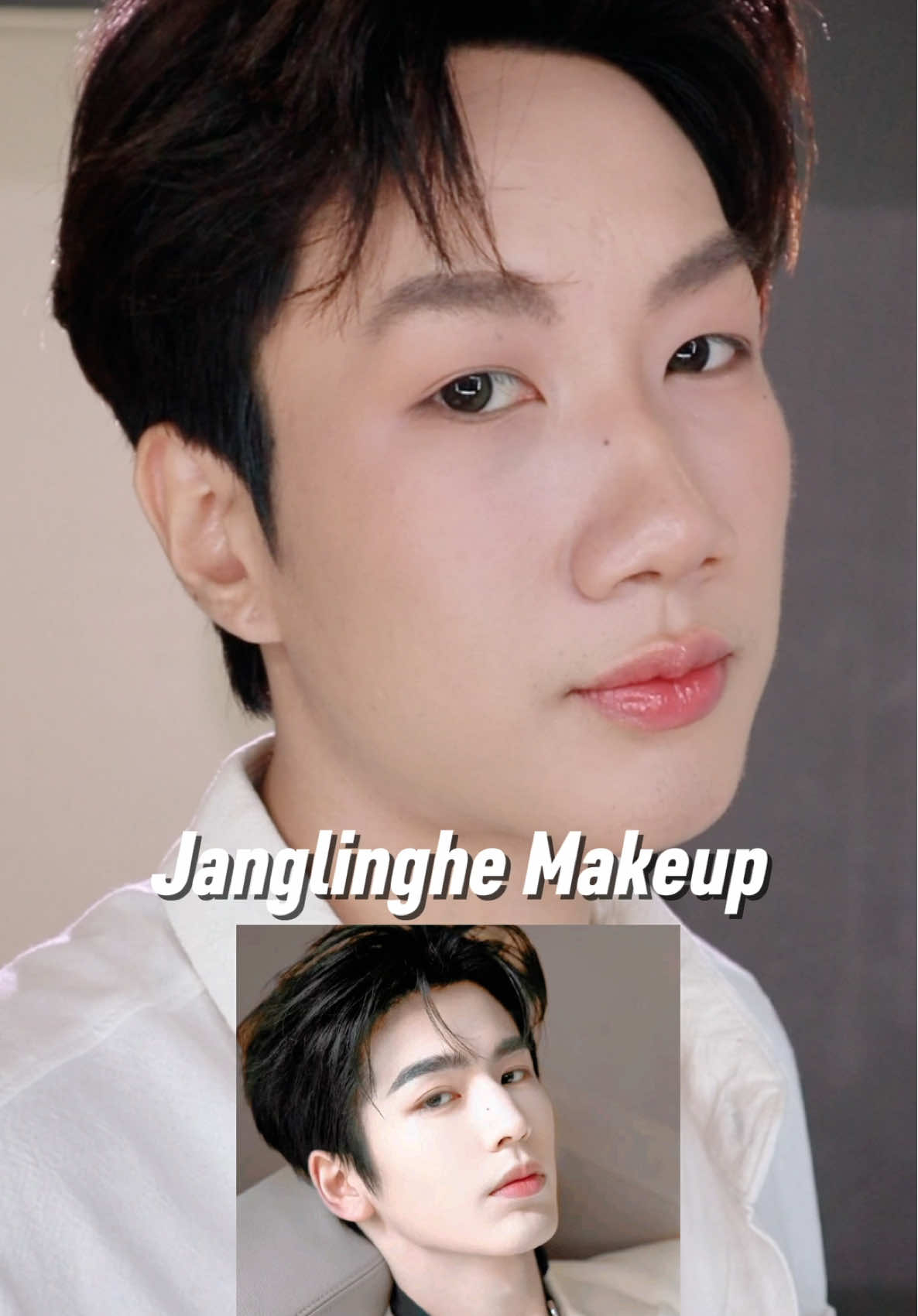 Janglinghe Makeup Tutorial  #makeuptutorial #แต่งหน้าเปลี่ยนลุค #แต่งหน้าผู้ชาย #บิวตี้ #ผู้ชายแต่งหน้า 