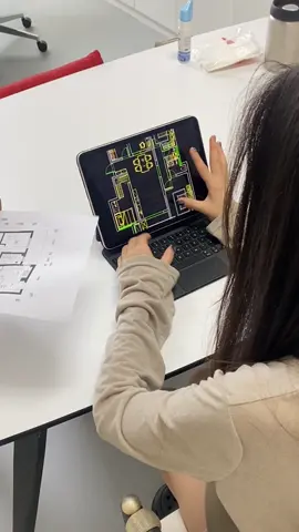My boss wasn’t happy with my drawings—good thing I had this app.#interiordesign #floorplan #cad 