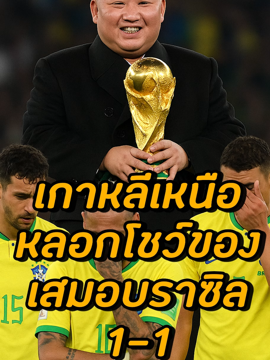เกาหลีเหนือโชว์ของ ยันเสมอบราซิล 1-1 #uefachampionsleague #PremierLeague #พรีเมียร์ลีก #manchesterunited #barcelona #เชลซี