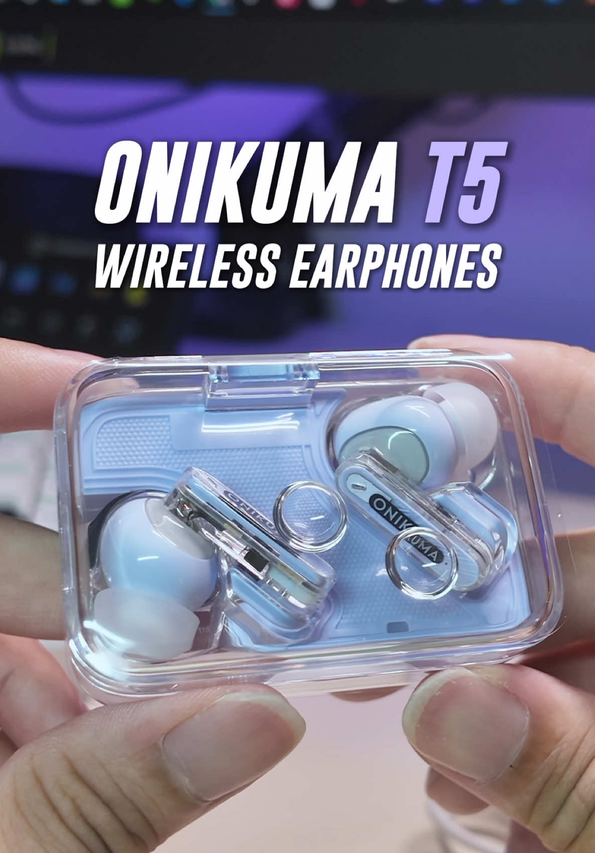 Onikuma T5 | True Wireless Earphones  #onikuma #gamingearphone #onikumat5 #wirelessearphone #หูฟังไร้สาย 