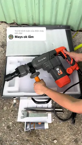 Trả lời @điện máy tiến đạt máy chuyên đục Begin 17mm nòng hơi 35mm #maychuyenducbetong #mayduc17ly #maychuyenducbetong #chuyenduc17ly #suachuanhacua #ducphanenbetong #ducphabetong #diennuoc