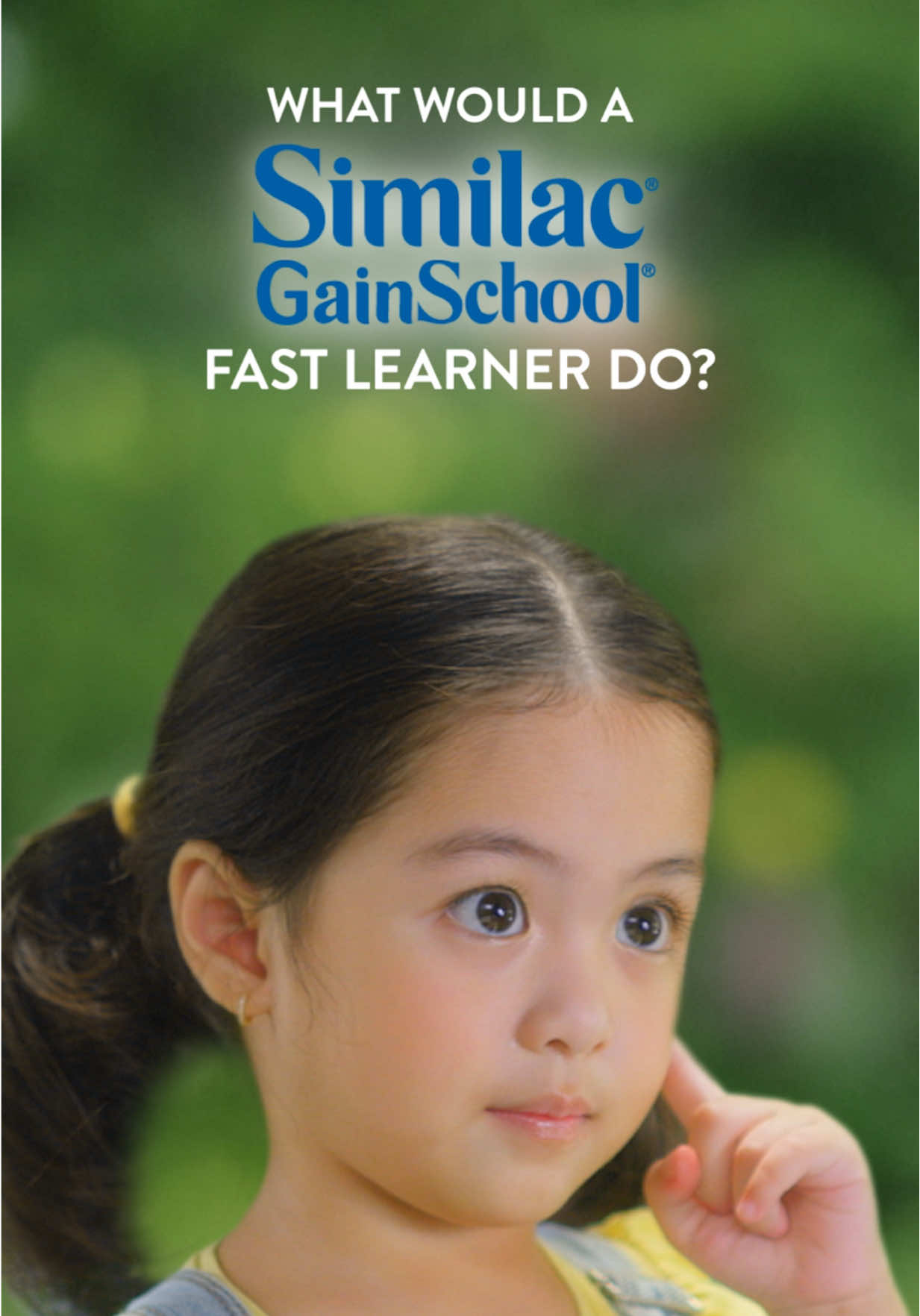 Support faster learning everyday with Similac GainSchool (vs no gangliosides supplementation and with balanced nutrition). PH.2025.60563.SIM.1 ASC A0004P040725S