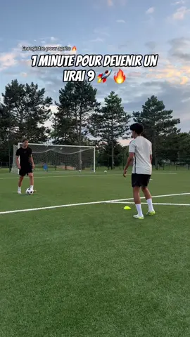 T’es 9 🚀🔥 ? Cette séance est complètement faite pour toi enregistre-la et entraîne-toi 🔥  ##footballfr##numéro9##attaquant##tutofoot##buteur##exercicefoot##progresser