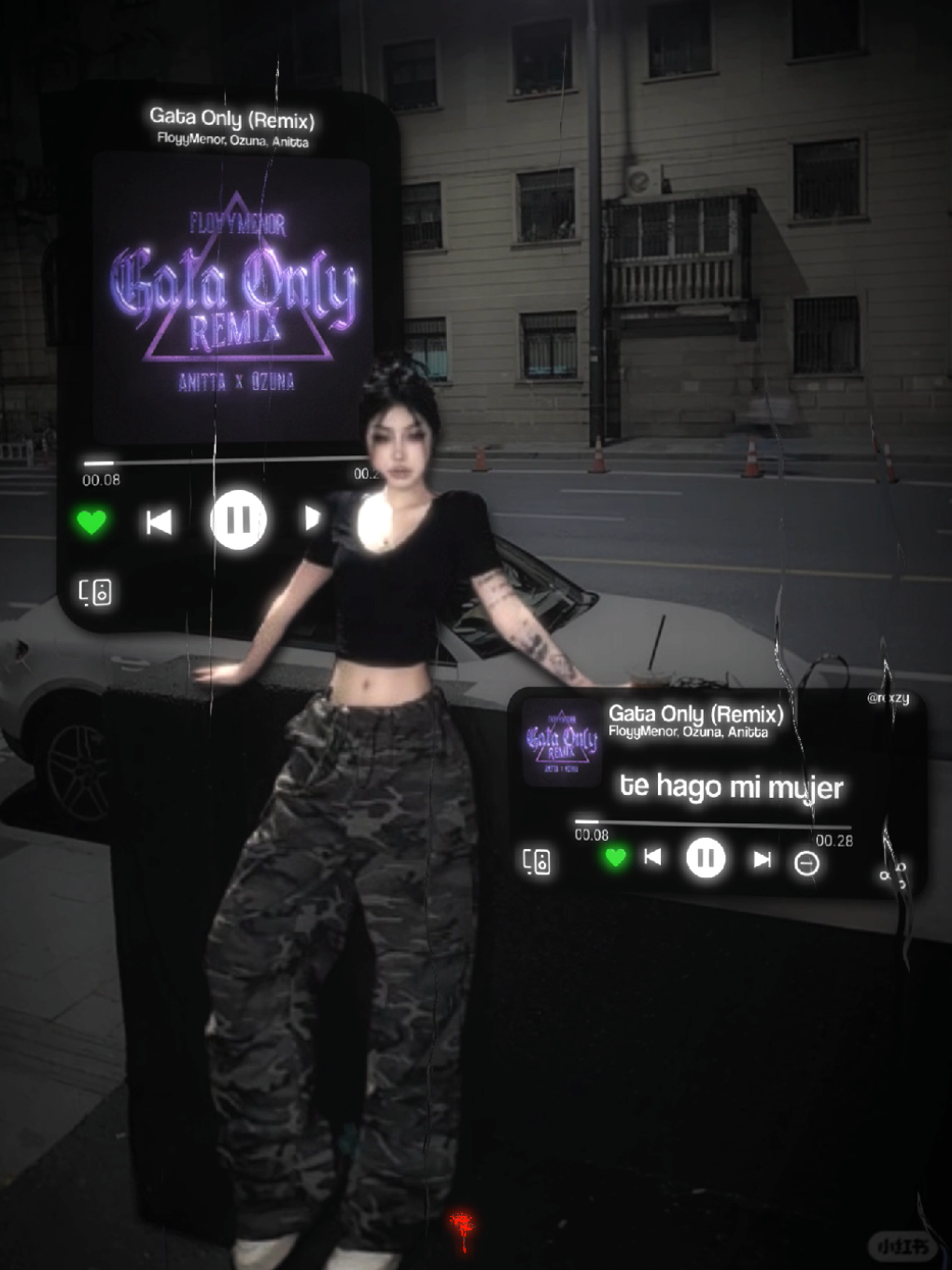 gata only(remix)😫>>> .  .  .  .  .  .  #floyymenor #trending #fyp #🎧 #song #audio #lyrics #music #viral 