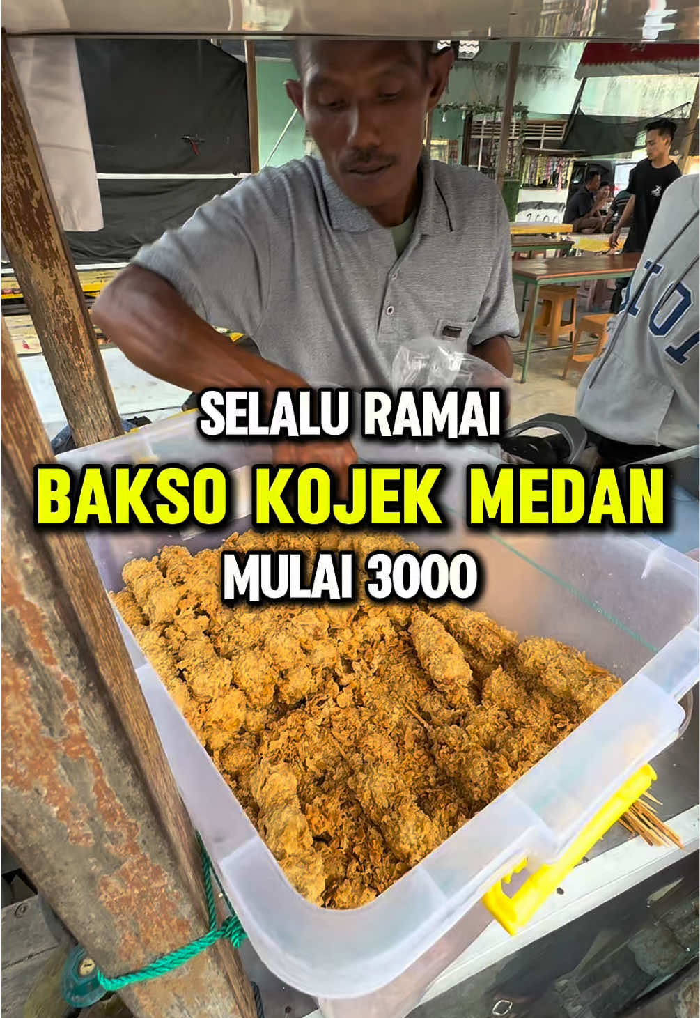 Bakso kojek medan baru buka langsung antri dan gak pernah sepi di Jl. Darussalam Medan! #kulinermedan #kulinerviral #kulinertiktok #streetfood #kuliner #infokuliner #medanfood #food #medan 