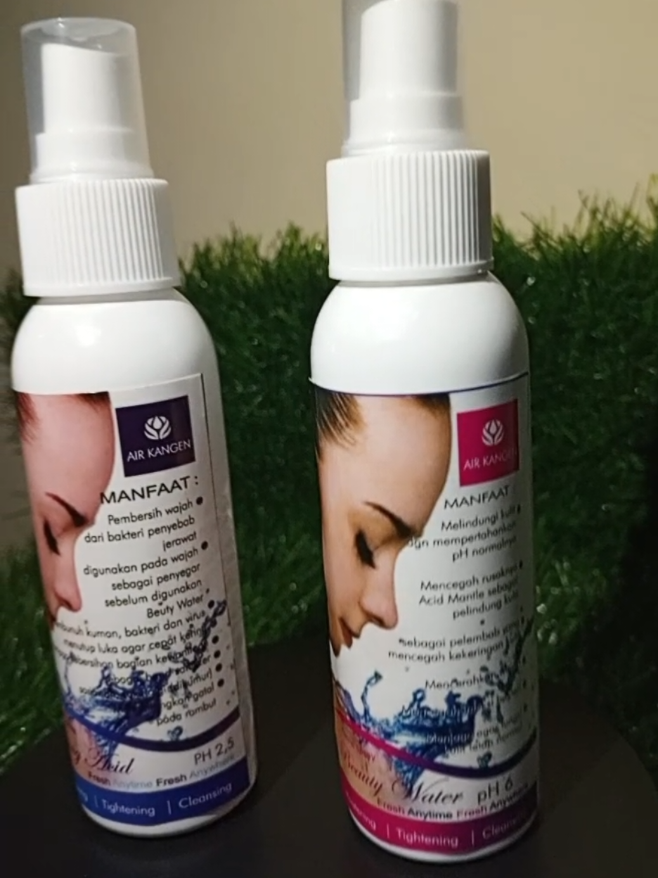 Beauty water dan Strong Acid water dari produk Kangen water #beauty  #kulit cantik dan sehat  #Kangenwater 