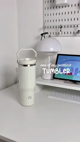 White tumbler ˚˖𓍢ִ໋🤍 tahan panas dan dingin 6-12 jam👀 #tumbler #tumblertahandingin #tumblertahanpanas 