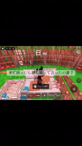 隙間のせいでしょうか？ #森で99日#ロブロックス#roblox 