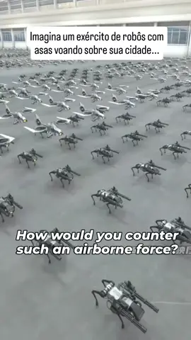 Imagina um exército de robôs com asas voando sobre sua cidade... A China acaba de apresentar o que pode ser o próximo nível da guerra moderna: Robôs com corpo de cachorro e asas de drone. Sim, eles andam… e voam. E o mais assustador: são feitos pra combate real. Essa tecnologia mistura mobilidade terrestre com ataque aéreo, capaz de confundir qualquer defesa. É ficção científica? Não. É real. E está acontecendo agora. #RobôDeCombate #DroneChinês #TecnologiaMilitar #IAnaGuerra #FuturoMilitar #MinutoAINews 