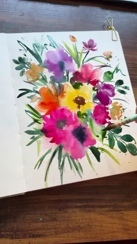 Today’s the last day to take advantage of the 10% discount for my watercolor brushes! make sure to use the code Tammy10 to get the discount. You can find the link in my profile and stories Here’s a loose watercolor bouquet that I painted several months ago but never got to do anything with! I hope you enjoy practicing your creativity today!  #MentalHealth #watercolorforbeginners #tammykayeart #easyart #looseflorals #painting #flowerartwork 