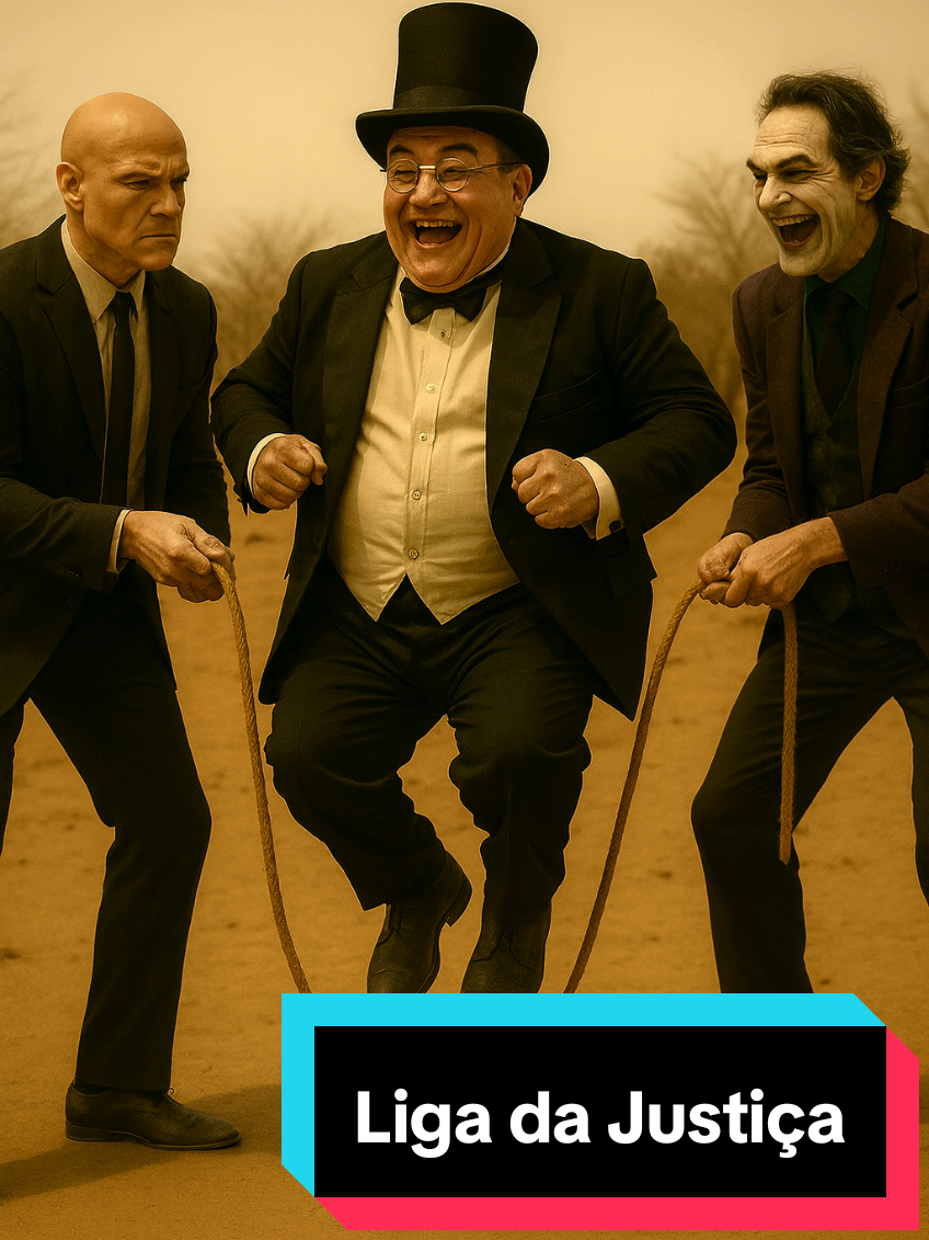 Liga da Justiça em apuros. Na batida dos vilões. #humor #veo3 #comedia #ligadajustiça #clipe 