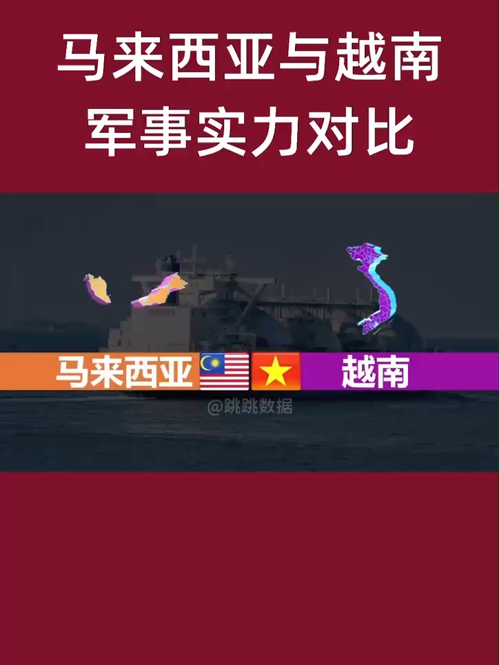 2025年马来西亚与越南军事实力对比#马来西亚#越南#军事迷 #数据可视化