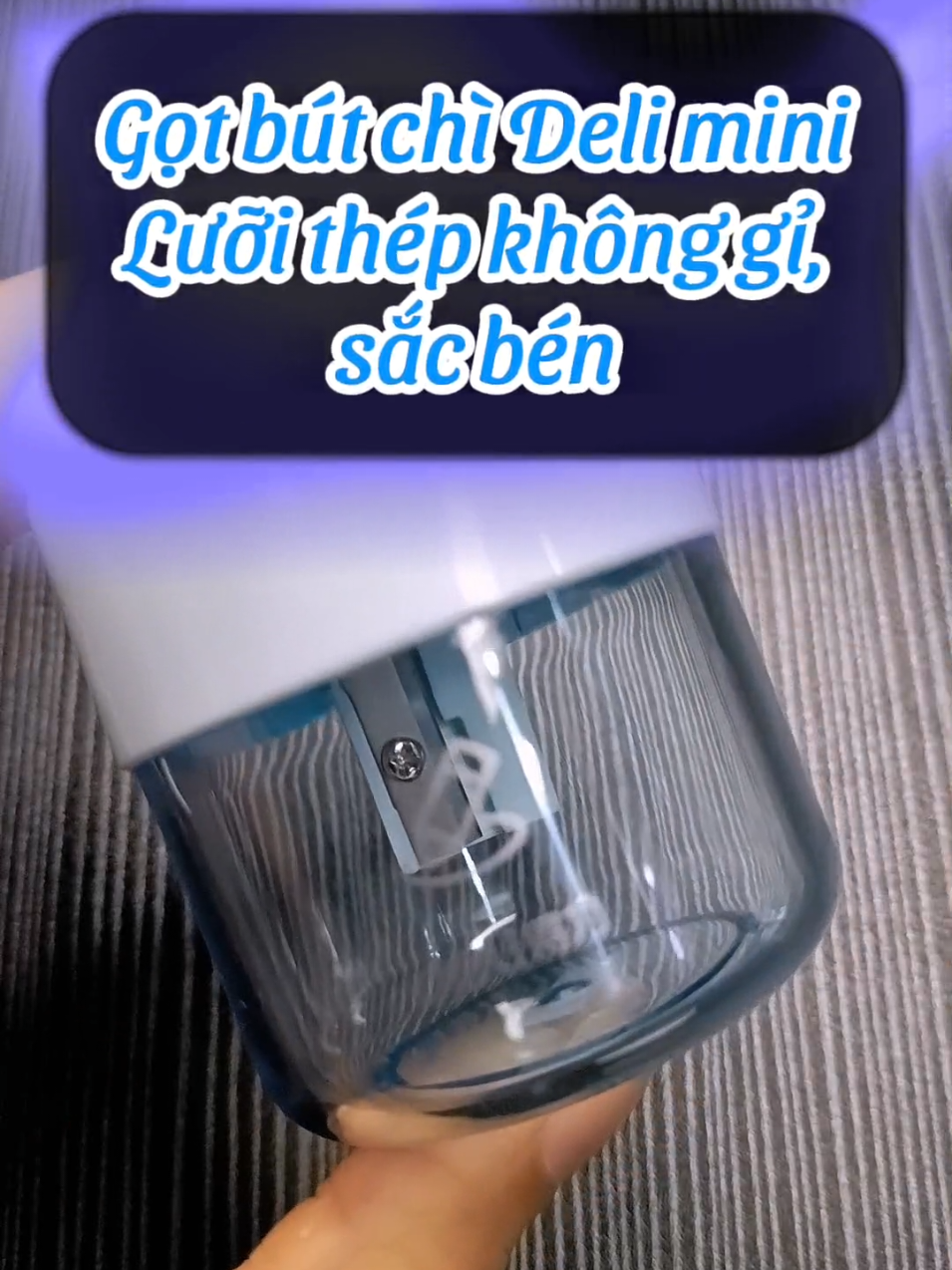 Gọt bút chì Deli mini, Gọt bút chì chuốt bút chì Deli #gotbutchi #gotbutchideli #chuotbutchi #deli #dungcuhoctap #CuocDuaNhaSangTao #chiendichnhasangtao #muataitiktokshop  #thuhaifreeship #tuiminhthichne 