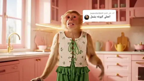 الرد على @jeanette5641 مكرونة بشاميل 😋😋😋😋 #اكسبلور #ai #fyp #foru #fyp_viral_tiktok #explore #lili #viral #قرود #fyppppppppppppppppppppppp #veo3 #مكرونة_بشاميل 