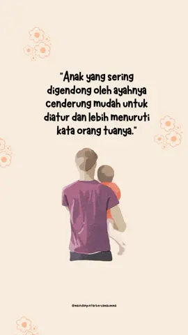 anak yang digendong ayahnya. #creatorsearchinsights #parenting #tipsparenting #parenthood #parentingislami #parentinghacks #didikanak #gendonganak 