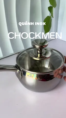 Ek nó xinh mấy bà ơi. Size này vừa nấu ăn dặm cho con. #quanhchockmen12cm #chockmenchinhhang #quanhinox304 #quanhinoxcaocap 