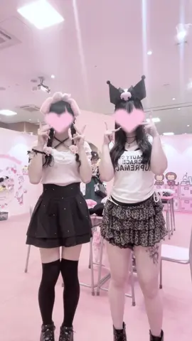 サンリオ展ついてきてくれた‪‪😓♥浴衣デートたのしみ(*>ω<*)b #fyp #おすすめ #地雷 #量産型 #07 #08 #岡山 
