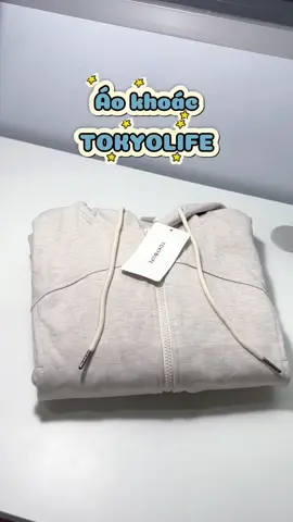 Áo khoác hoodies nữ tokyolife form vừa người #aokhoac #aokhoacnu #tokyolife #chucne #review 