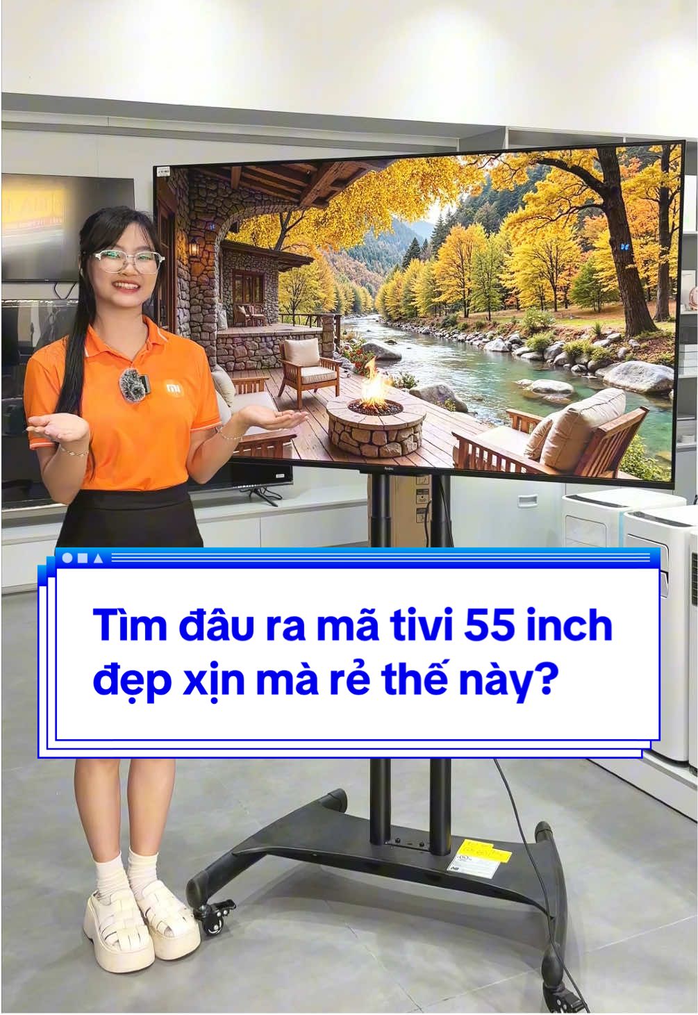 Tìm đâu ra mã tivi 55 inch đẹp xịn mà rẻ thế này? #xiaomi #xiaomistorehanoi #xiaomihanoi #mistorehanoi #emxinhxiaomi #tivi #tivixiaomi 