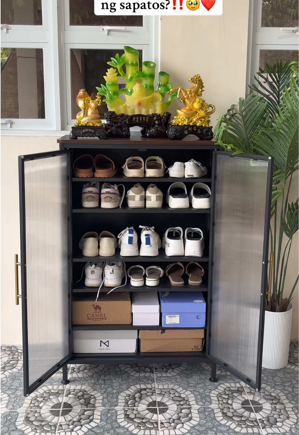 Napa wow nalang talaga ako!🥹❤️ #shoecabinet #shoeorganizer #shoeorganization #shoerack #shoerackorganizer @Good-Home 