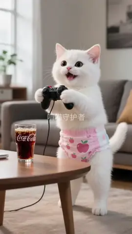 Episode 48 | The kitten accidentally knocked over the cup of cola... #AI Video #AI Pets #AI Cat Animation #Cat Meme Homecoming Plan