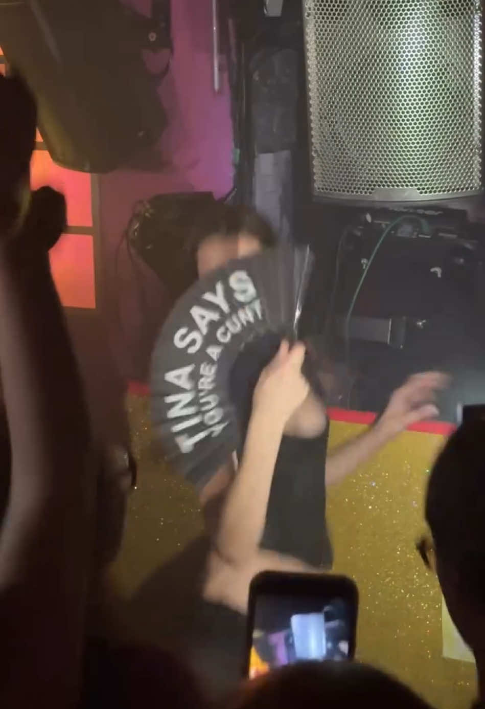 Tina turned out last night @JADE #confidenceman #newmusic #gossip