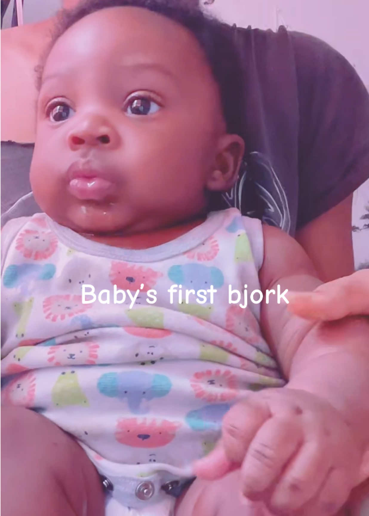 edit, he’s a boy guys!! lol #bjork #cutebaby 