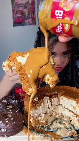 Biscoff cheesecake Mukbang with doughnuts #yazyum #BiscoffCheesecake #Biscoff #Doughnut #mukbangeatingshow
