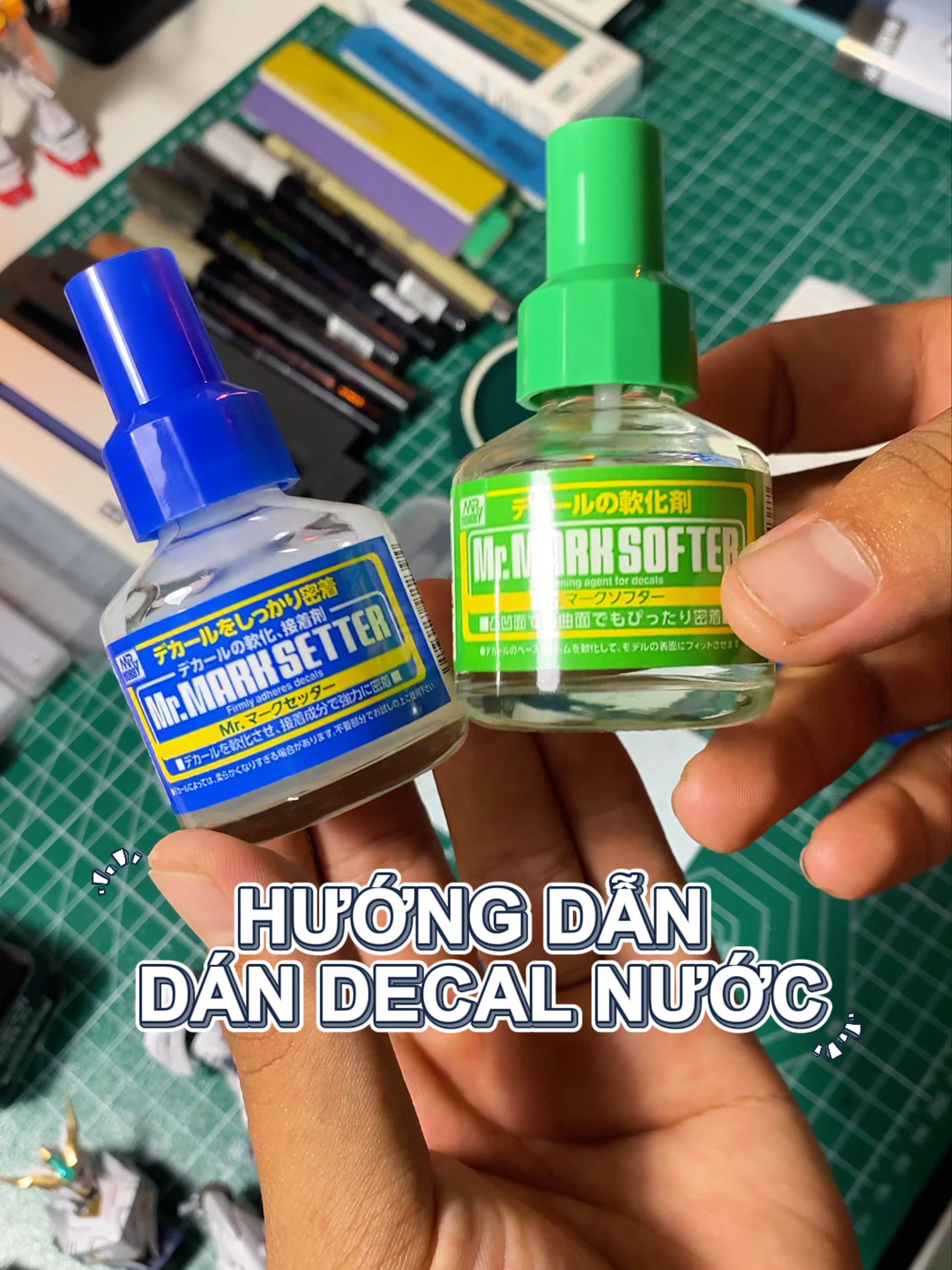 Hướng dẫn dán decal nước cho ae newbie#gundam #gunpla #modelkit #custom
