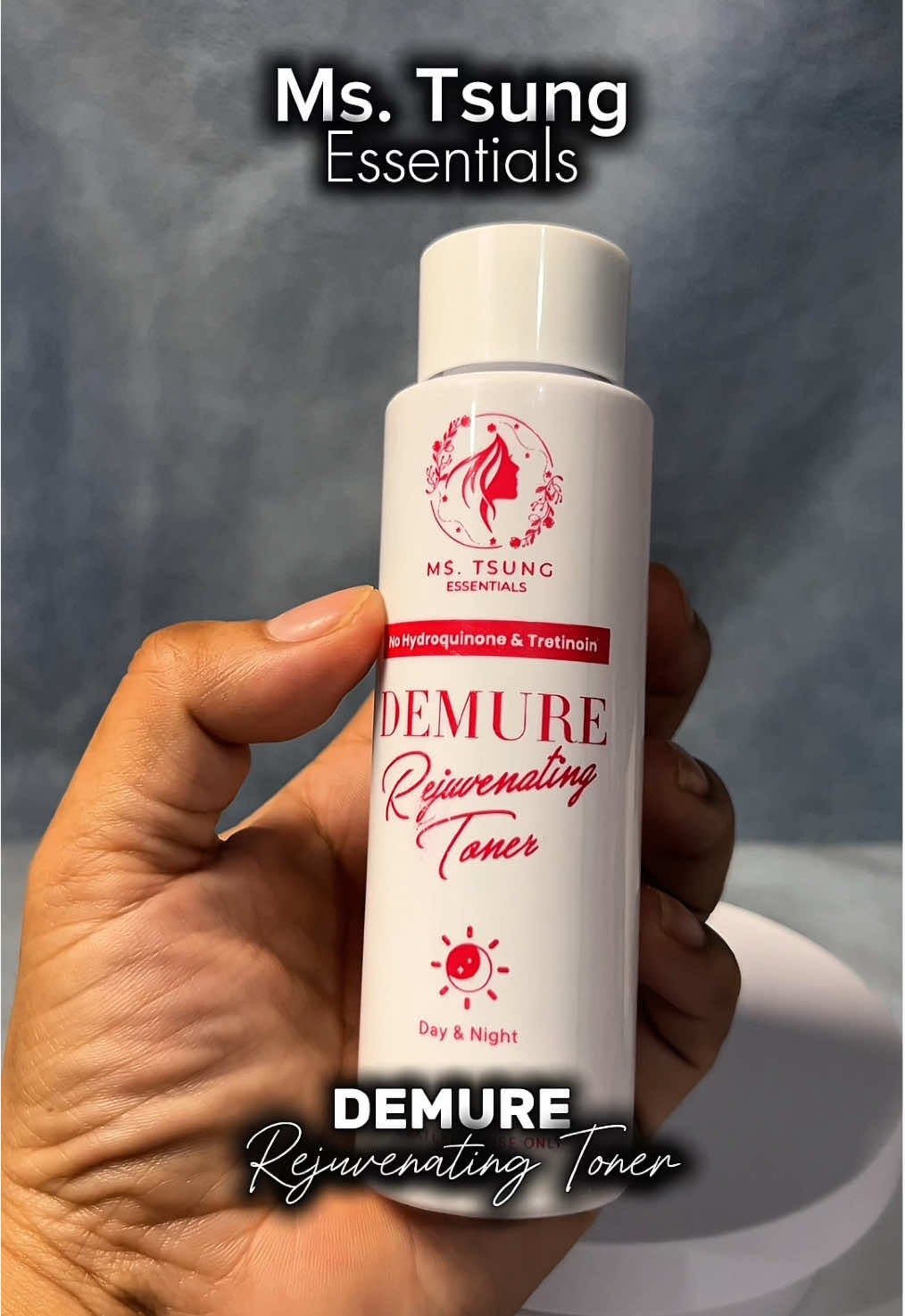 Ms Tsung Essentials’ DEMURE Rejuvenating Toner✨ No Hydroquinone 🫶 No Tretinoin 🫶 “Your skin’s softest reset!”🫶😍#demure #mstsungessentials #skincare #fyp #trending #mild 