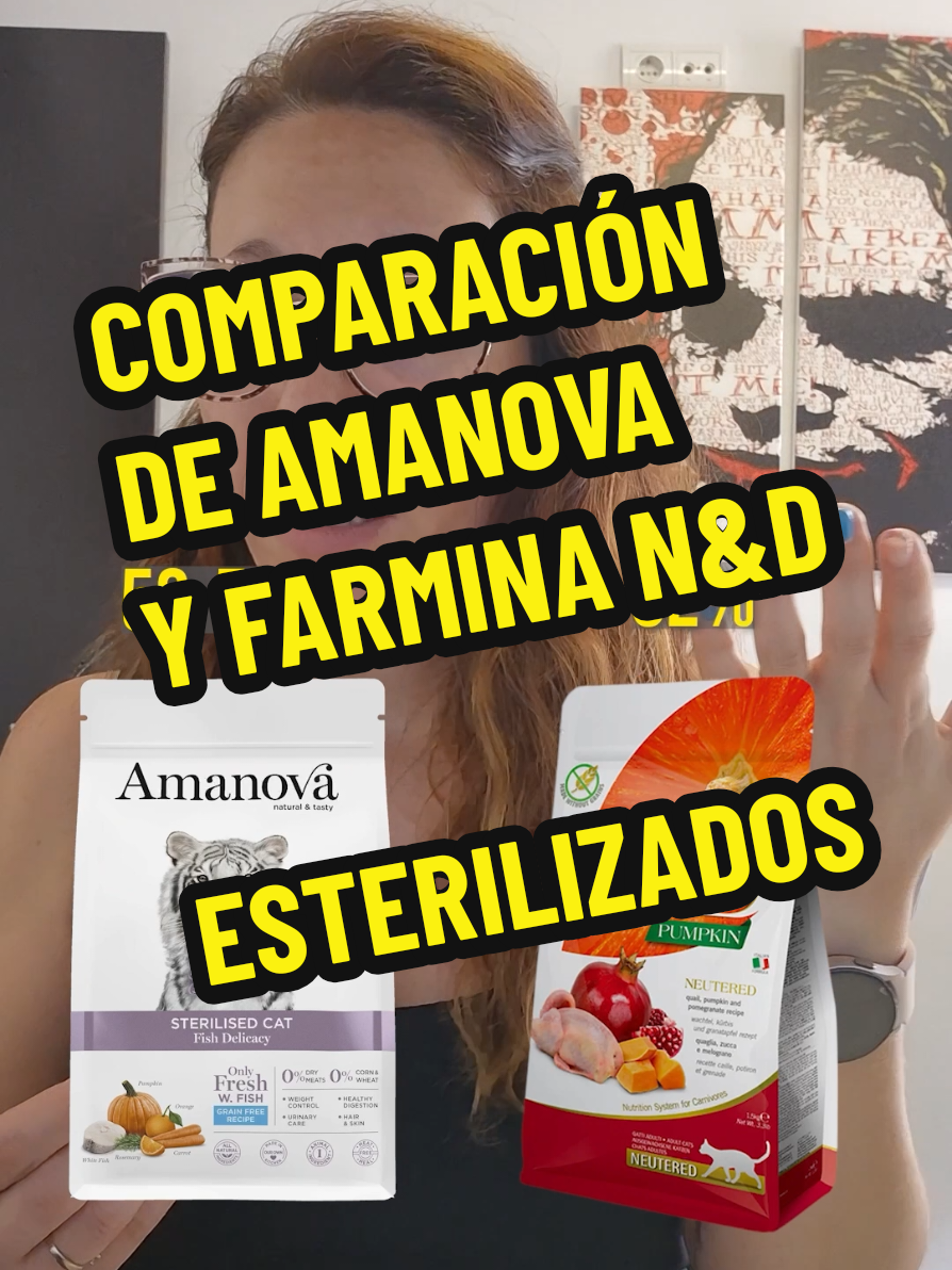 Estàs responent a @jocelyn_tueros Análisis MUY COMPLETO comparando dos alimentos muuuy buenos para gatos esterilizados. ¿Cuál será mejor? 🤔 Te lo cuento. Mira hasta el final 😉 #gatos #gatito #cats #catlover #catfood #petfood #comidaparagatos #piensos #amanova #farmina @Amanova Pet Food @Farmina Pet Foods España 