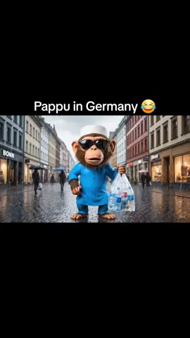 Pappu in Germany Collecting bottles 😍 | got job | #asylumseekers #urdu #border #monkeyai #aimonkeyvlog #foryou 