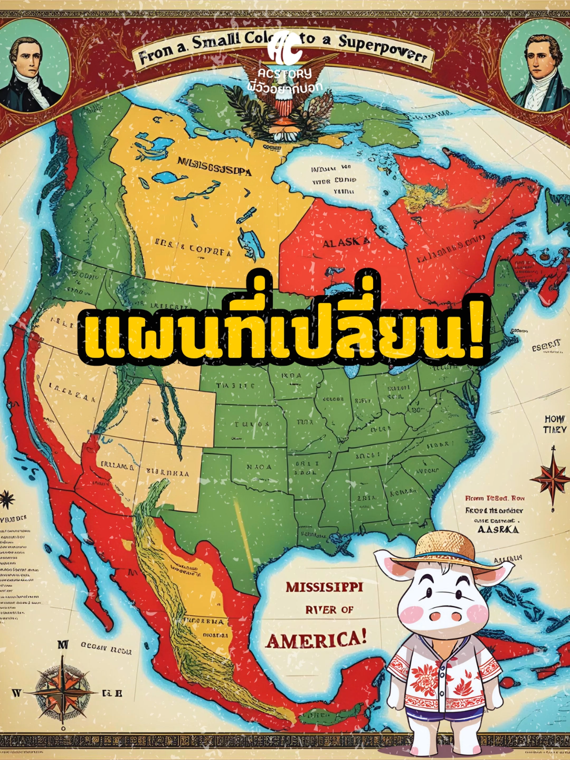อเมริกาขยายอาณาเขตใน 100 ปี: ทำได้ไง? #ประวัติศาสตร์อเมริกา #การขยายดินแดน #ซื้อลุยเซียนา #เท็กซัส #อะแลสกา
