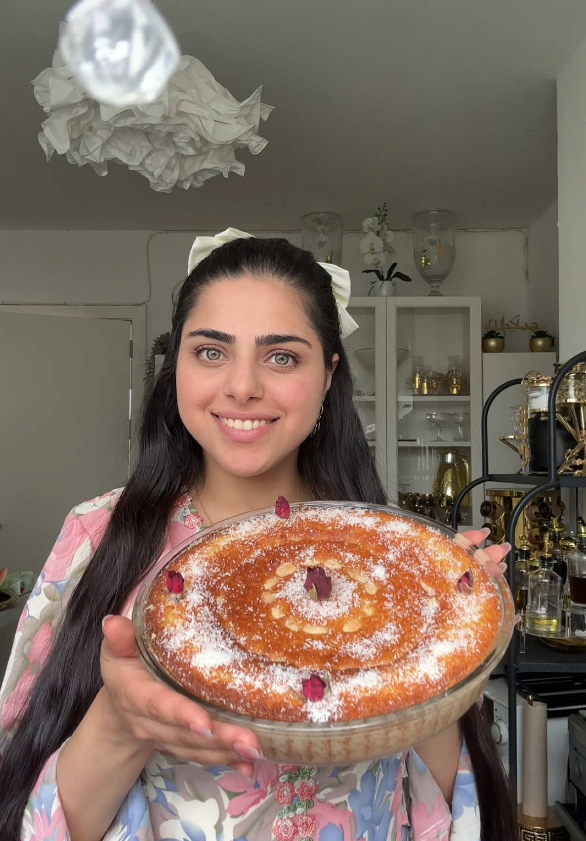 الذ بسبوسة ممكن تجربوها #عالم_سروشة #عائلة_ابوإلياس_وسروشة #بسبوسة 