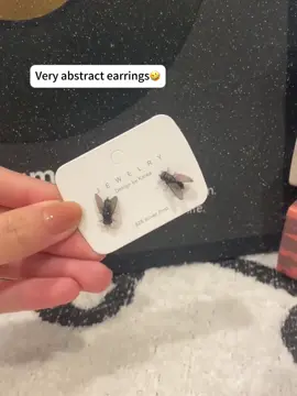 🪰✨ **REALISTIC FLY EARRINGS!**   #CreepyCute #PunkJewelry #InsectFashion