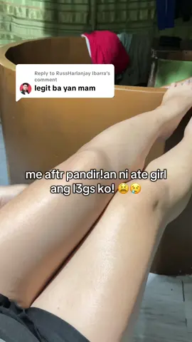 Replying to @RussHarlanjay Ibarra it0 lang naman napala ko dahil naging consistent ako! 🥹✨#legs #scars #whitening #peklatremover #bonitahimalayanpinksaltoil #viraltoday 